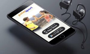 Un iphone avec des écouteurs