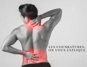 Un homme de dos avec des courbatures